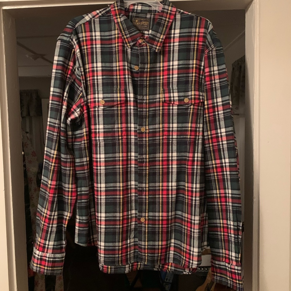 NWOT mens Lucky Brand flannel